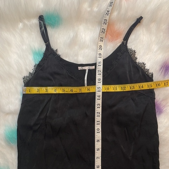 FLOREAT‎ By Anthropologie Black Tank Top - Picture 4 of 6